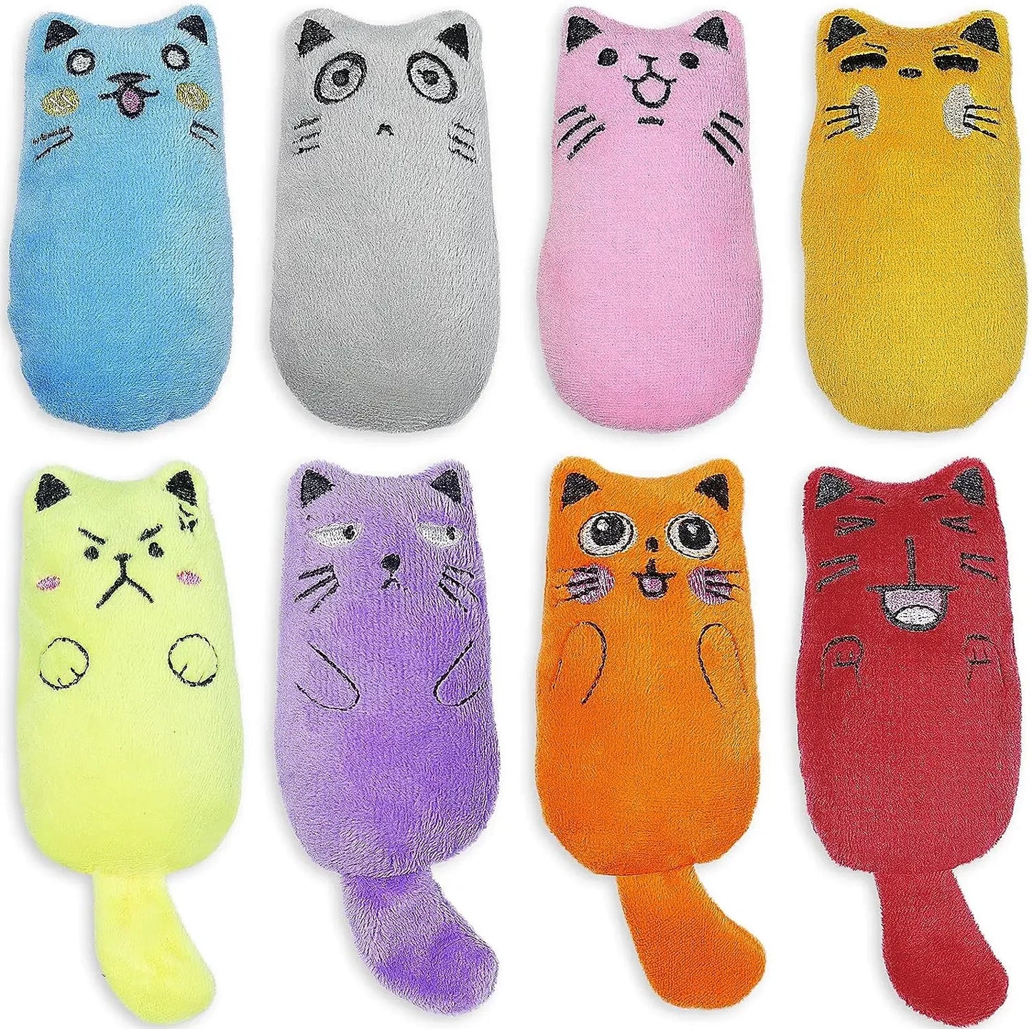 SCGK Cat Toy Catnip Toys Soft Plush Cat Nip Chew Toy for Indoor Cats, Interactive Kitten Pillow Kitty Teething Toys for Cat