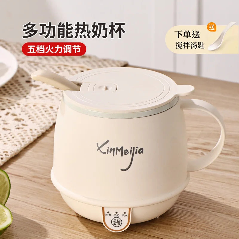 Personal Multifunction Wellness Cup, Ceramic Electric Heating Mug for Milk Tea Soup, Fast Portable Warmer for Travel Breakfast