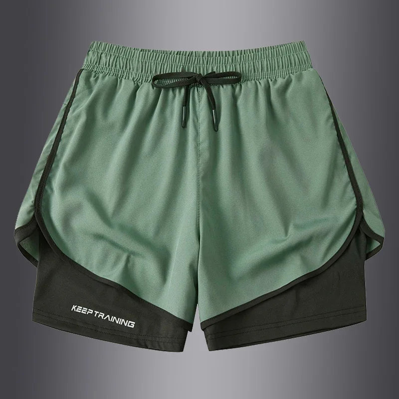 Unisex Sports Shorts Double Layer Anti Glare Summer 2025
