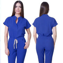 Hot Selling Quick Drying Nurse Stretch Scrubs Sets for Women Summer Sleeves Hospital Nursing Scrubs Uniforms Medical Work Wear