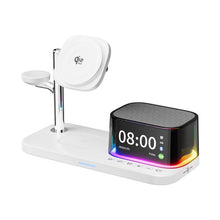 Qi2.2 25W 5 in 1 Magnetic Wireless Charger Stand Bluetooth Speaker Fast Charging For iPhone Multi Device Compatibilityz
