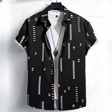 2026 Summer New Style Men's Short-Sleeved Shirt with 3D Pattern Printing for Street Casual Fashion Comfortable Soft Breathable