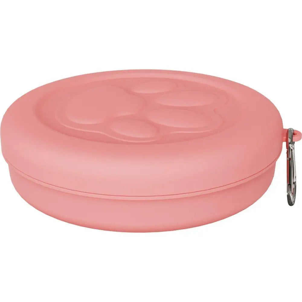 2-in-1 Portable Dog Water Bottle and Food Container for Travel Walking Hiking Camping Outdoor Pet Travel Feeding Kit