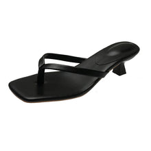 Summer Women Clip Toe Slippers Comfort Low Heel Slides Shoes Ladies Casual Dress Street Style Sandalis
