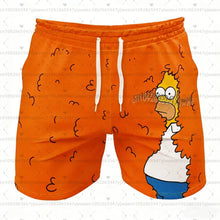 26 Holiday Summer Vacation Hawaiian Shorts Men'S The Simpsons Print Shorts Snowflake & Holly Print Quick-Dry Beach wear shorts