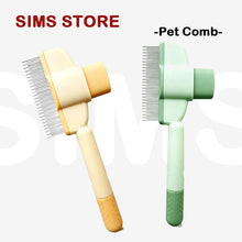 Bestseller Self Cleaning Pet Grooming Brush Dematting Comb Anti Shedding Remove Loose Hair Dog Cat Row Comb Removes