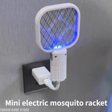 2-in-1 USB Mosquito Killer Lamp Electric Mosquito Swatter Purple Light Mosquito Trap Portable Insect Killer for Home Outdoor Cam