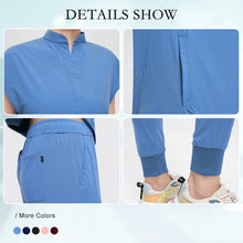 Medical Scrub Joggers Sets Fashion Nurse Uniform Women Men Beauty Salon Healthcare Pharmacy Nursing Scrub Top+pants Suit Uniform