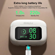 Original Thinkplus TWS Wireless Bluetooth Earphones Noise Canceling Headsets Full Color Touch Screen Headphones Hi-Fi Earbuds