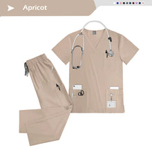 Scrub Sets Nursing Uniforms Medical Hospital Doctors Nurses for Women Men Clinical Sanitary Outfit Suit Beauty Salon SPA Uniform