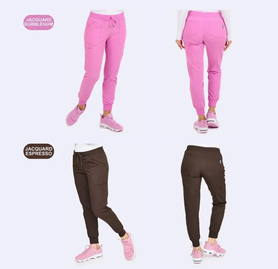 Ava Therese Sheba Jacquard Pant Medical Uniform - 3070 (Inseam length 29“）