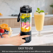 Portable Electric Juice Maker Blender 700ML USB Rechargeable Fruit Mixer 6 Blades Juicer for Shakes Smoothies Fresh Juicing Cup