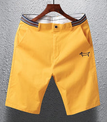 Summer Men's Cotton Golf Shorts Loose Fit Breathable Casual