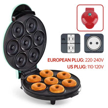 7-hole Donut Machine, Cake Breakfast Machine, European Standard 220V, American Standard 110V Mini Baking Machine