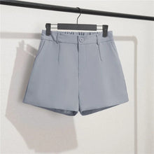 Korean Style Casual Elegant Office Lady Shorts Elastic Waist