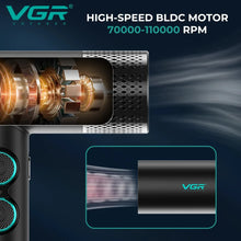 VGR Leafless Hair Dryer Professinal Quick Dry 110000RPM Powerful Hair Dryer Brushless Direct Current Hair Dryer for Salon V-401