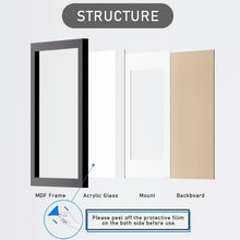 3pcs A3 Wooden Photo Frames for Wall Hanging 29.7x42cm Pictures Frame Stand for Pictures Certificate Commemorative Gift