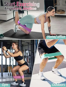 Resistance Bands for Working Out, Fabric Exercise Bands for Legs and Butt, Workout Bands for Women and Men for Yoga Starter Set