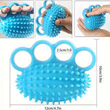 Portable Spike Massage Hand Grip Exerciser Finger Strength Training Squeeze Ball Home Office Fitness Stress Relief Hand Tool