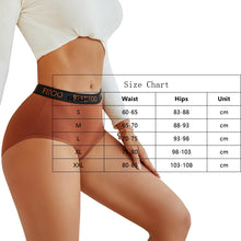 FINETOO 5Pcs Cotton Women Panties High Waist Breathable Soft Ladies Underwear Elastic Waistband Briefs S-XXL Comfortable Briefs