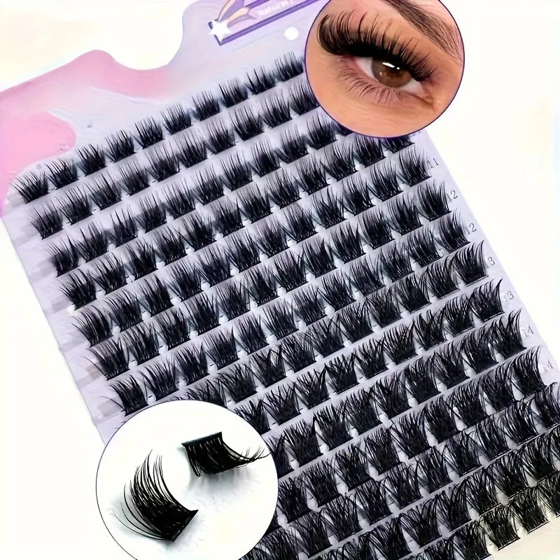 Extensions de cils MIAOJIE DIY en bouquets, 0,07 mm, courbure D, mélange de 9 à 16 mm, extensions de cils naturelles, courbure DD, outil de maquillage pour bouquets de cils personnalisés