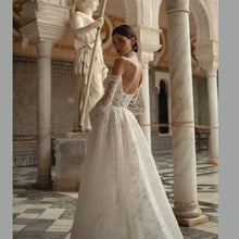 Customzied Graceful Lace A Line Wedding Dress Sweetheart Bride Gown Elegant Full SleeveBridal Dress Customized vestido