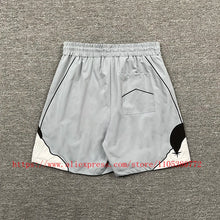 2026 New  RHUDE Men's Print Casual Shorts Loose Fit Nylon Drawstring Basketball Street Beach Shorts with Pockets Fast Delivery