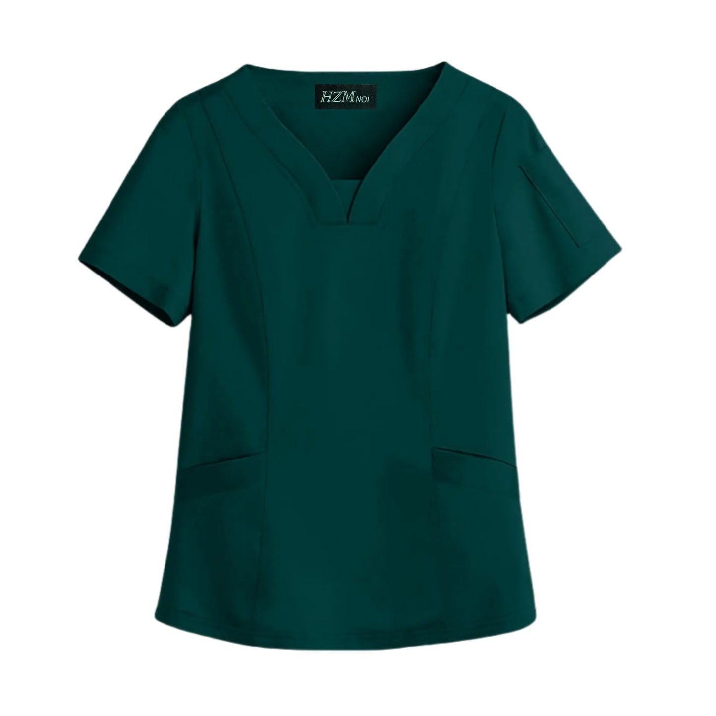 Elastic Quick-dry Medical Work Clothes Tops Dentist Veterinary Work Uniform Unisex Healthcare Nurse Clothing Scrun Women Mens