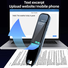 Scan Translator Pen 17 System Languages 3.48 Inch Scanner Reader Pen Portable OCR Digital Pen Scanners for Language Learners