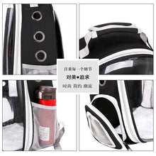 Pet carrying bag space  Space capsule dual-shoulder backpack  Breathable transparent backpack  Cat and dog transportation bag