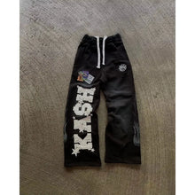 2026 Summer Fashion Retro Gothic Punk Style Men's 3D Printed Sports and Leisure Straight Leg Pants Street Wear Men's Loose Pants