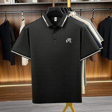 Designer Men's New Seamless Exquisite Print Polo Shirt Cool Short Sleeved Fashion Solid Color T-shirt Business Casual Men's Wear
