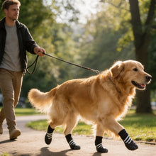 Summer Dog Shoes Hot Asphalt Paw Protector, Large Dog Waterproof Breathable Boots, Puppy Rain Non-Slip Soles for Indoor Outdoor