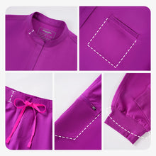 KUNGFU SCRUBS Nurses Uniforms Women Medical Scrubs Set Antibacterial Wrinkle Resistant Shirt Pant Fade Resistant Doctors Clothes