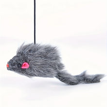 2 PCS Adjustable Hanging Cat Toy Interactive Mouse Toys Hanging Door Retractable Plaything Funny Kitten Scratch Rope Mouse Toy