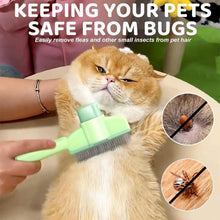 Self-Cleaning One-Button Dog Comb Pet Hair Remover Cat Brush Massage Grooming Combs for Dogs And Pets