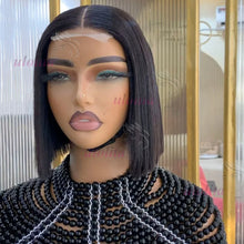 Super Double Drawn BOB Glueless Bone Straight Vietnamese Hair Wigs 8 Inch 13x4 Lace Frontal Wig 2x6 4x4 5x5 Closure Wig