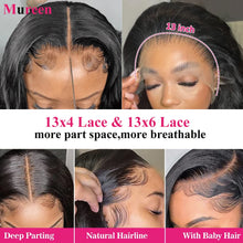 13x6 Body Wave Lace Front Wigs 100% Human Hair 250 Density Pre Plucked 13x4 HD Transparent Lace Frontal Wig Human Hair for Women