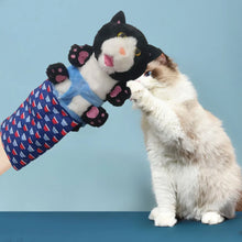 Cats Puppet Wrestler Cat Wrestling Glove Toy Puppet Interactive Hand Puppet with Sturdy Padding for Safe Play Cat and Dog Toys