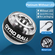 Wrist Power Hand Ball Auto-Start Grip Ball Strengthener Gyroscopic Arm Gyro Hand Ball Home Fitness Forearm Exerciser
