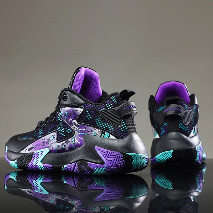 Nouvelles baskets de sport pour homme, chaussures de basket-ball, respirantes et antidérapantes, chaussures d'entraînement confortables, baskets athlétiques, chaussures de marche en plein air