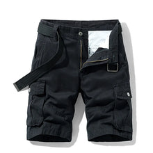 New Summer Men Thin Cotton 100% Cargo Shorts Quality Man Multi Pockets Casual Shorts Jogger Sportswear Pants Male Loose Shorts