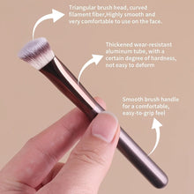 Dual-Ended Makeup Brush Set, 6pcs, Foundation Brush, Concealer Brush, Contour Brush, Beginner-Friendly, No Powder Waste Beauty T
