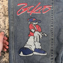 Retro Y2K American Street Style Loose Casual Wide Leg Denim Jeans Big Pocket Pattern Print Trendy mid Waist Cotton Blend