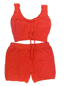 2026 New Luxury Women's Plush Pajamas Set Crop Top+Long Pants+Coat 3 Pieces Suit Homewear Female Matching Sets Warm Pyjamas Pjs