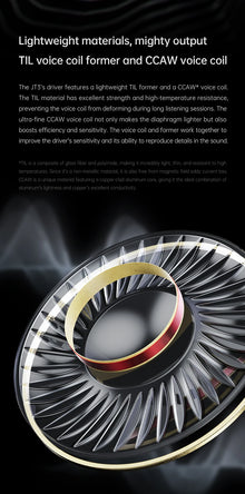 FiiO JT3 Over-Ear Open-Back Headphones 50mm Dynamic Driver PEK+PU Composite Diaphragm Detachable 3.5mm Cable with Mic