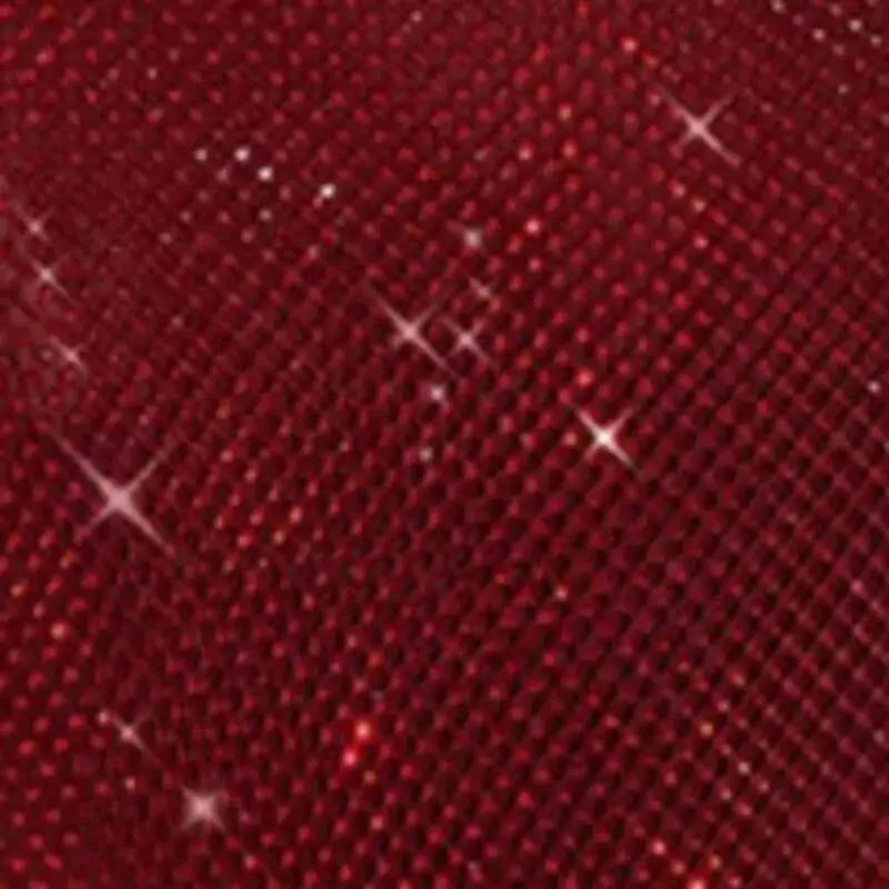 DEAT Fashion Shoulder Sequin Mesh Diamond Suspender Dress Women's Slim Fit High Waist Ankle-length Dresses New 7A846