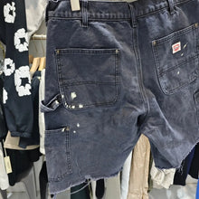 Mens Saint Distressed Denim Shorts Splashed Ink Wash Multi Pocket Loose Casual Streetwear Shorts
