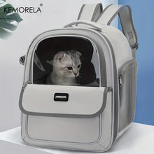 Large Capacity Breathable Mesh Portable Foldable Pet Carrier Backpack for Dog and Cat Outdoor Travel Camping Hiking Supplies
