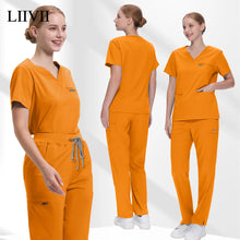 Male Female High-quality Workwear Doctor Nurse Clinical Scrubs Set Hospital Surgical Uniforms Pet Grooming Services Center Suit